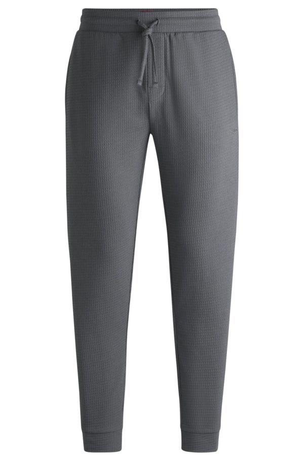 Hugo Boss Bas de pyjama en coton mélangé avec logo brodé