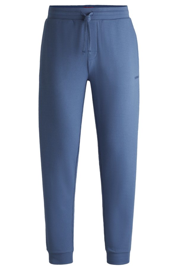 Hugo Boss Bas de pyjama en coton mélangé avec logo brodé