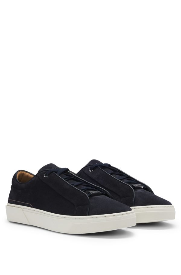 Hugo Boss Baskets basses Gary en cuir suédé