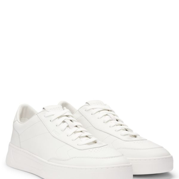 Hugo Boss Baskets en cuir avec semelle extérieure en gomme