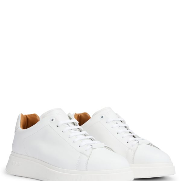 Hugo Boss Baskets en cuir avec semelle extérieure en gomme