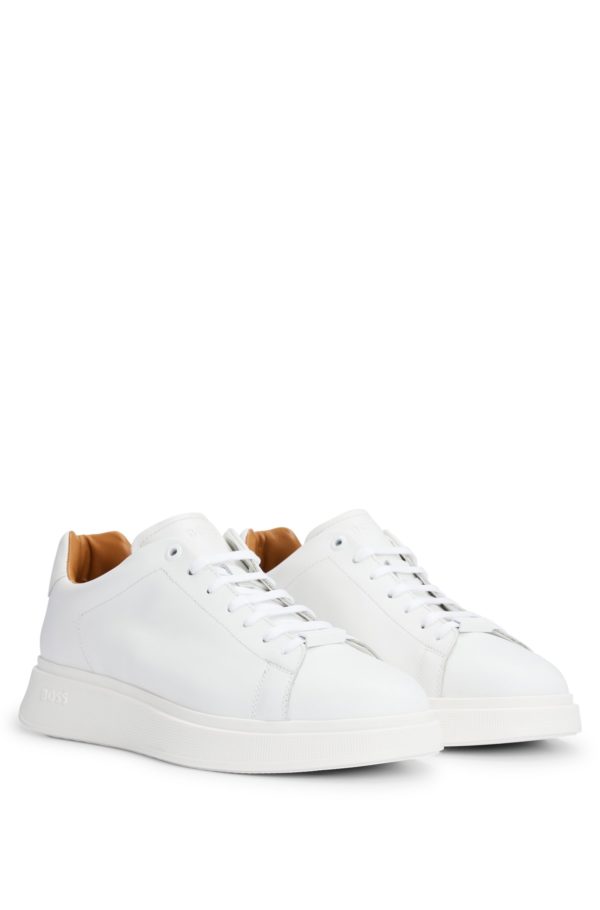 Hugo Boss Baskets en cuir avec semelle extérieure en gomme