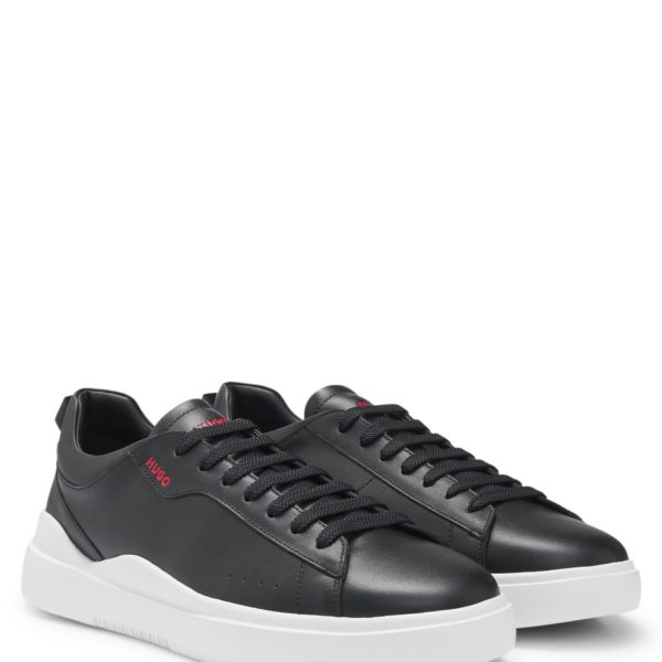Hugo Boss Baskets en cuir lisse à semelle cupsole