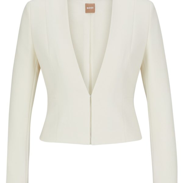 Hugo Boss Blazer court Slim Fit sans col
