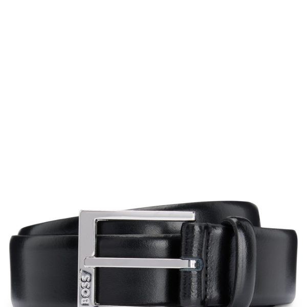 Hugo Boss Ceinture confectionnée en Italie avec boucle logotée