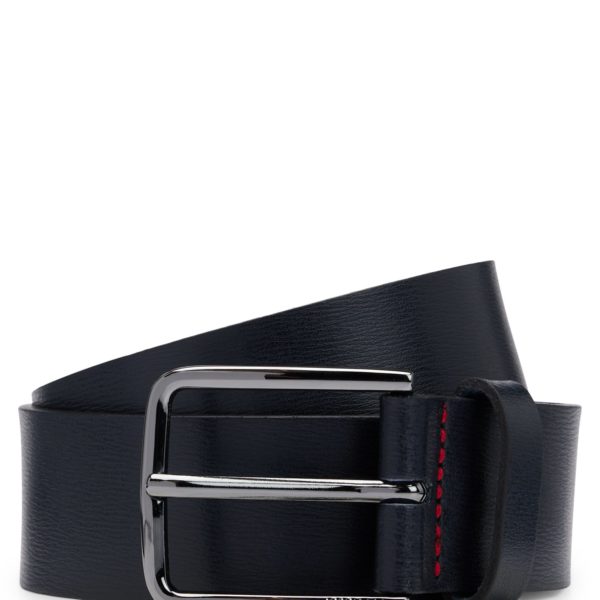Hugo Boss Ceinture en cuir grainé avec boucle logotée