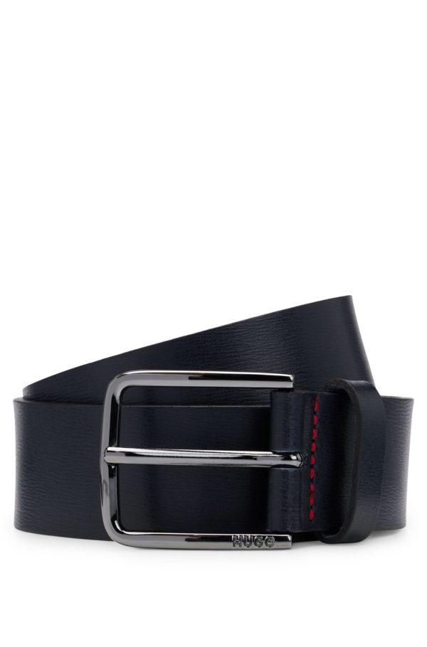 Hugo Boss Ceinture en cuir grainé avec boucle logotée