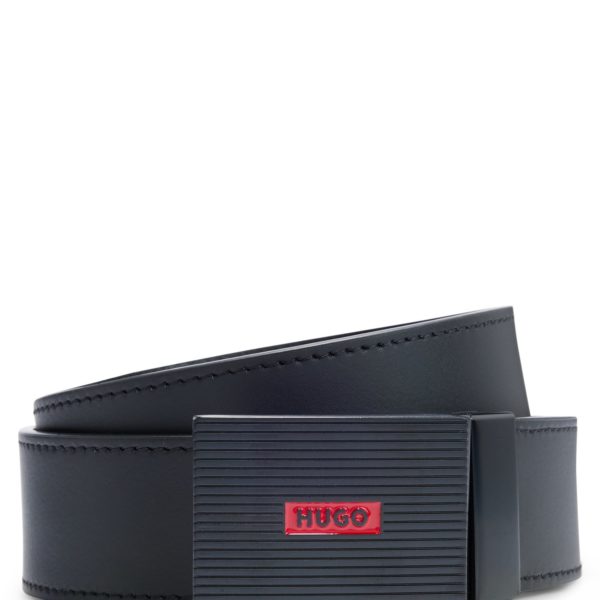 Hugo Boss Ceinture réversible en cuir italien avec boucle plate