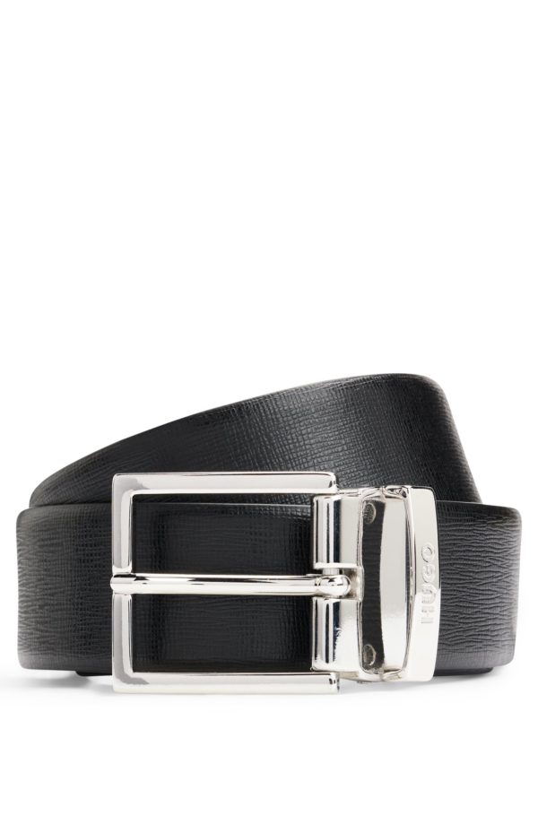 Hugo Boss Ceinture réversible en cuir italien avec passant logoté