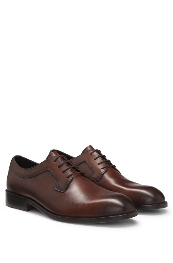 Hugo Boss Chaussures derby en cuir avec semelle flexible