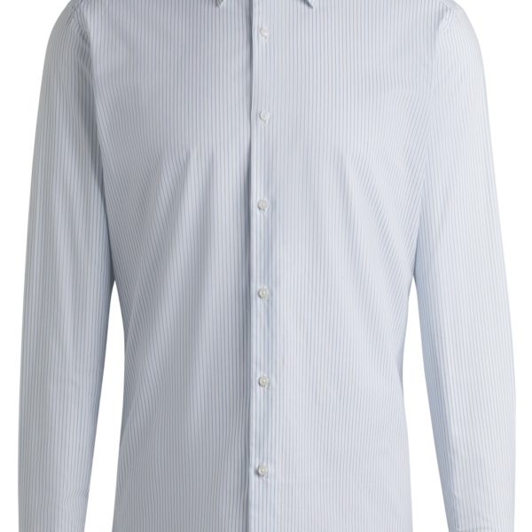 Hugo Boss Chemise Regular en coton stretch facile à repasser