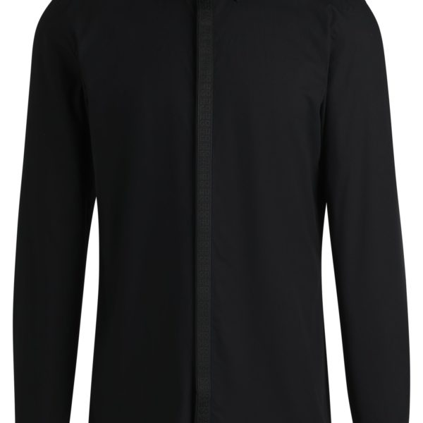 Hugo Boss Chemise Slim Fit en popeline de coton avec patte de boutonnage contrastante