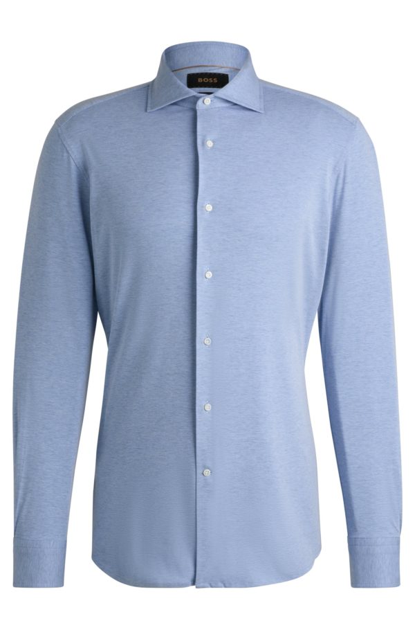 Hugo Boss Chemise Slim en coton stretch mélangé