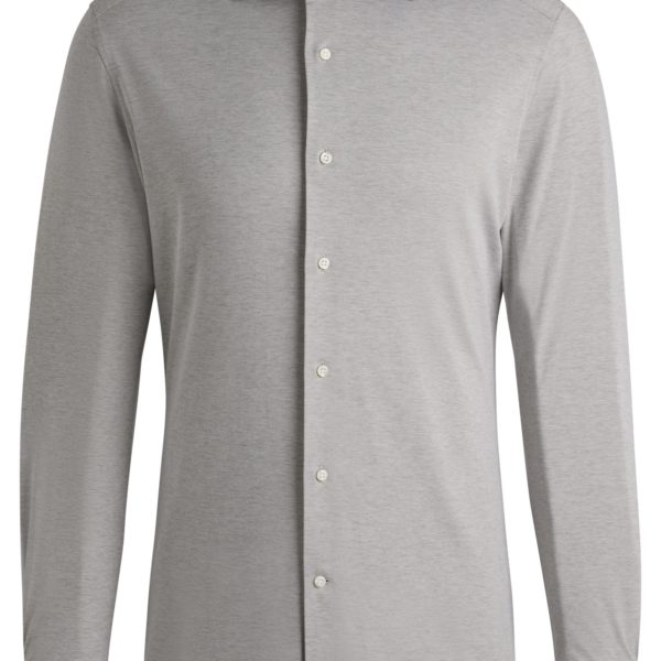 Hugo Boss Chemise Slim en coton stretch mélangé