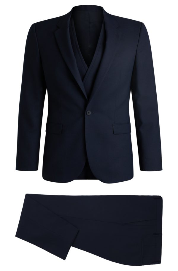 Hugo Boss Costume trois pièces Extra Slim en tissu stretch