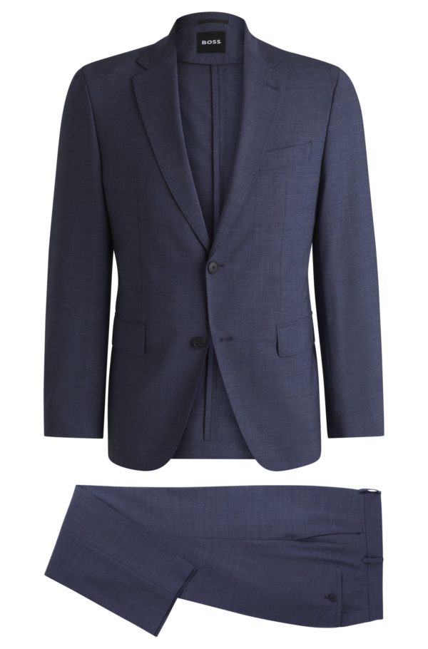 Hugo Boss Costume Slim en tissu stretch performant à micro motif