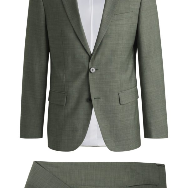 Costume Slim en tissu stretch performant structuré – Hugo Boss