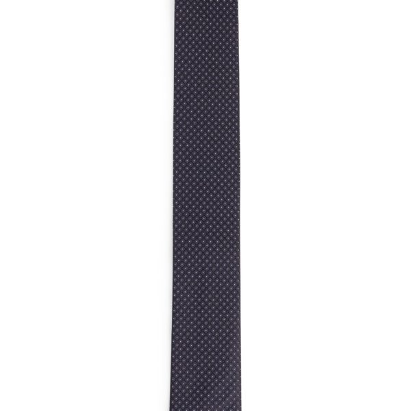 Hugo Boss Cravate en jacquard de soie à motif géométrique