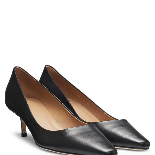 Hugo Boss Escarpins en cuir nappa à monogramme Double B