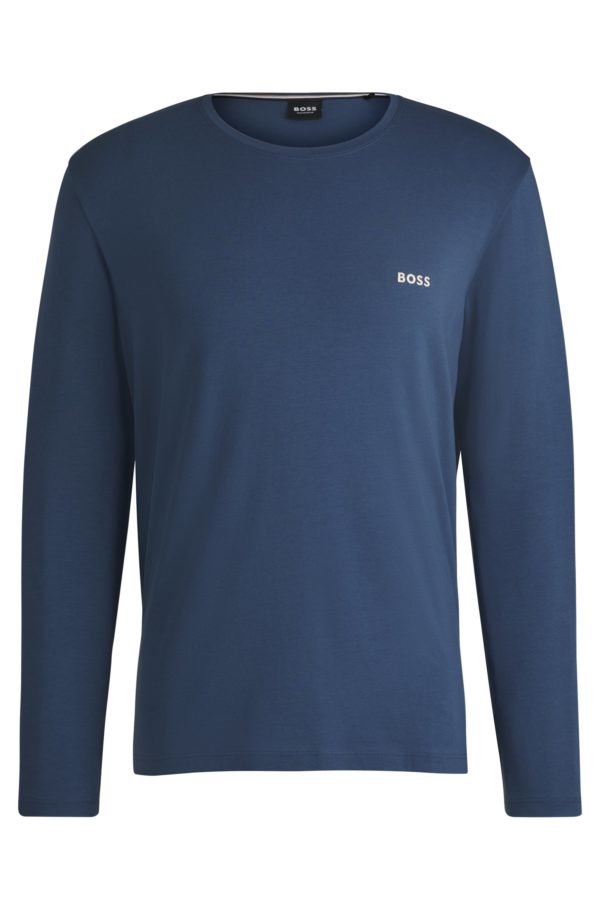 Hugo Boss Haut d’intérieur en coton stretch à logo brodé
