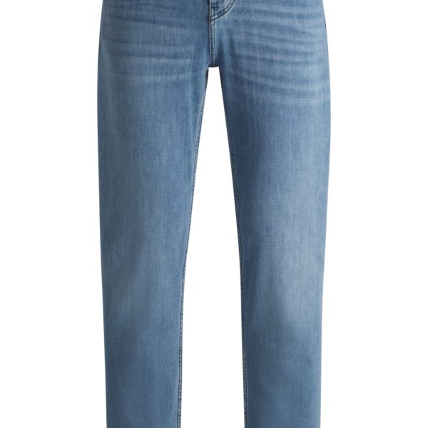 Hugo Boss Jean Regular Maine en denim bleu très doux