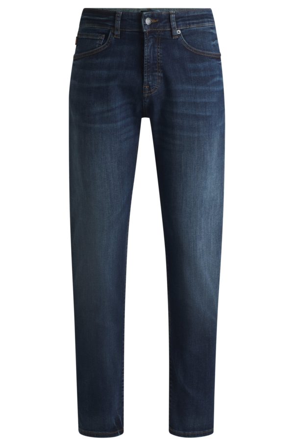 Hugo Boss Jean Regular Maine en denim stretch bleu