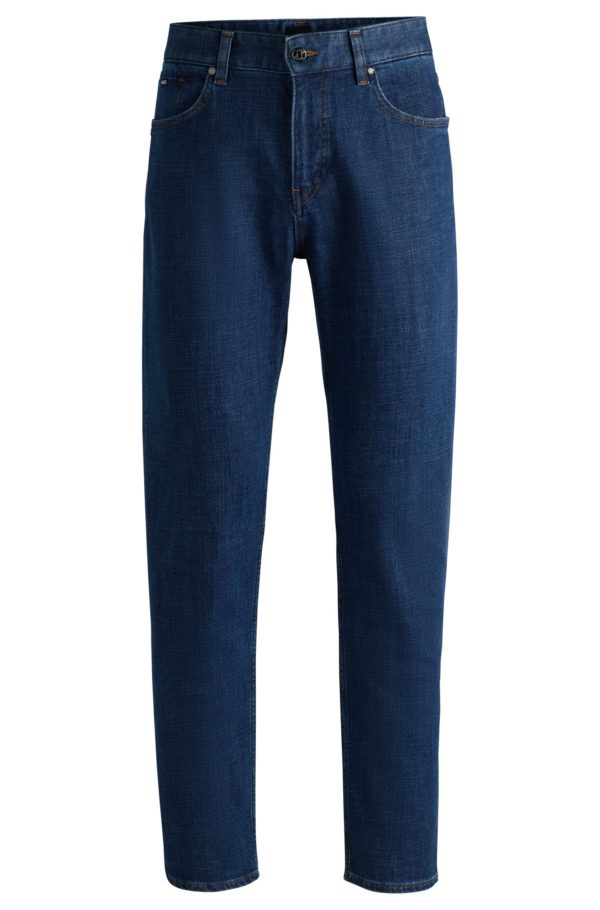 Hugo Boss Jean Regular en denim stretch bleu