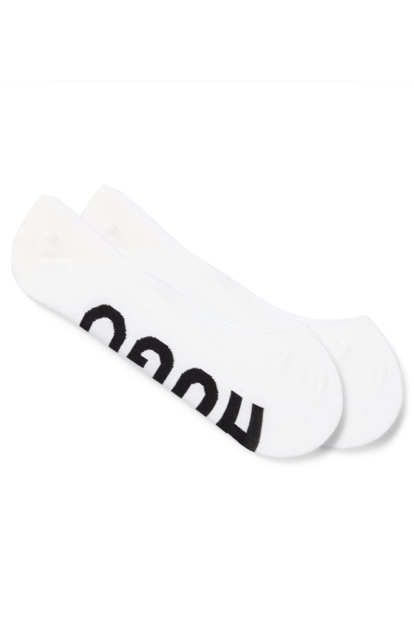 Hugo Boss Lot de deux paires de chaussettes invisibles avec talon en silicone