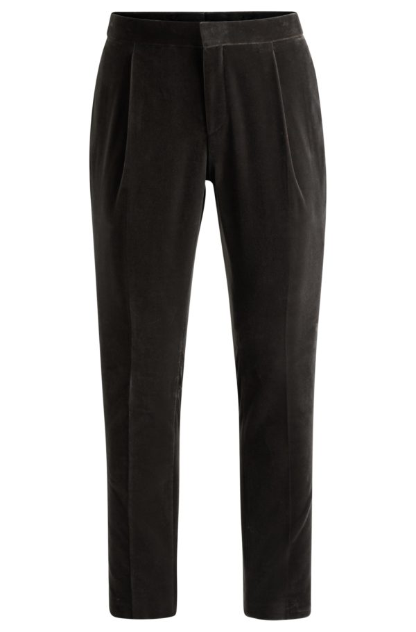 Hugo Boss Pantalon Slim en velours de coton