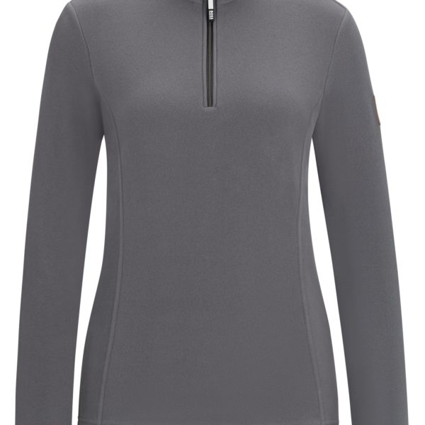 Hugo Boss Polaire d’équitation à encolure zippée en tissu très léger