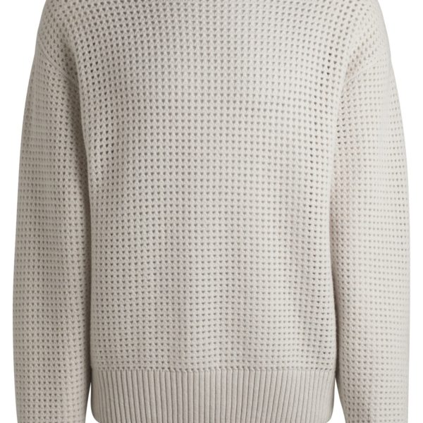 Pull Relaxed en laine vierge et cachemire structurés – Hugo Boss
