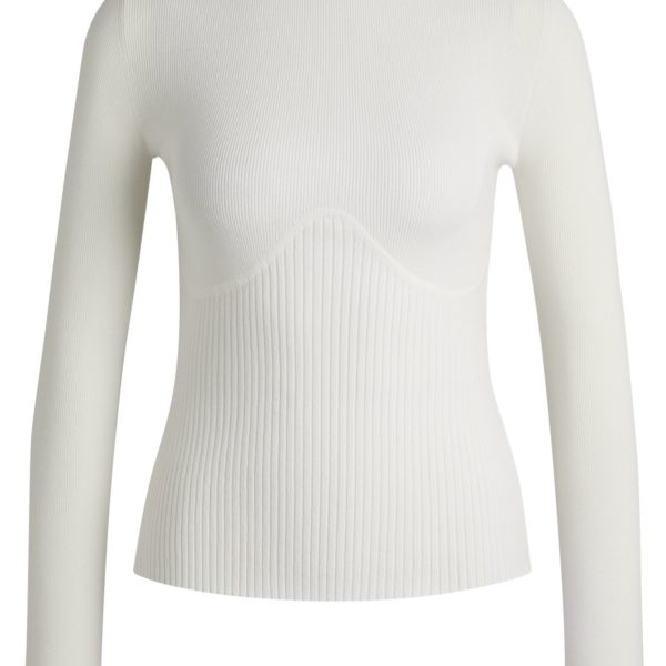 Pull à col montant avec chaîne – Hugo Boss
