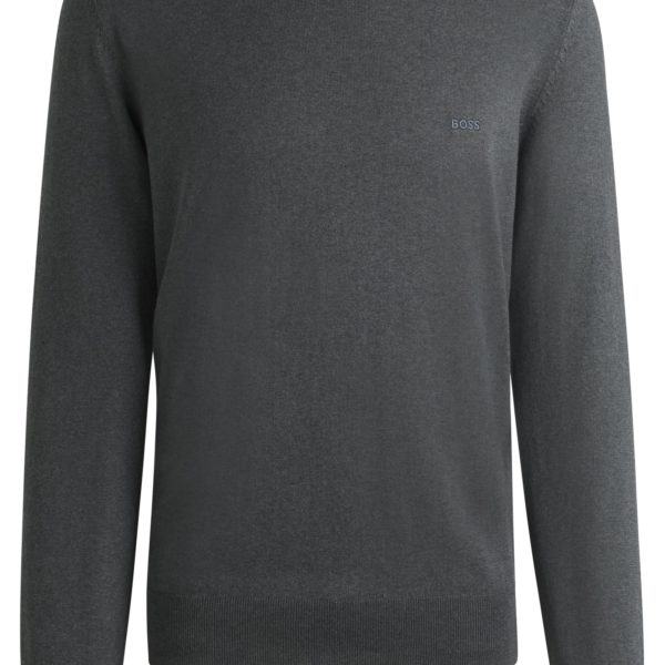 Pull en coton à logo brodé – Hugo Boss