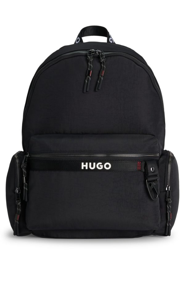 Hugo Boss Sac à dos multi-poches avec logo contrastant