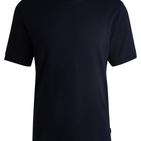 T-shirt en mélange de coton et de cachemire à la finition antibactérienne – Hugo Boss