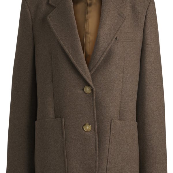 Veste Oversize en laine mélangée chinée – Hugo Boss