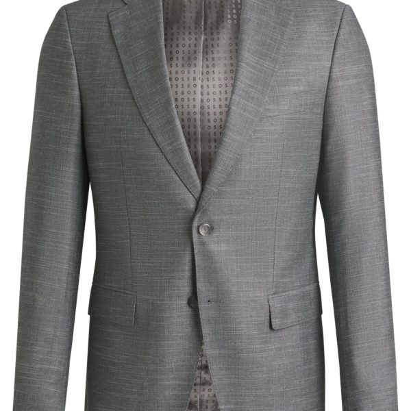 Veste Slim en tissu stretch à motif – Hugo Boss