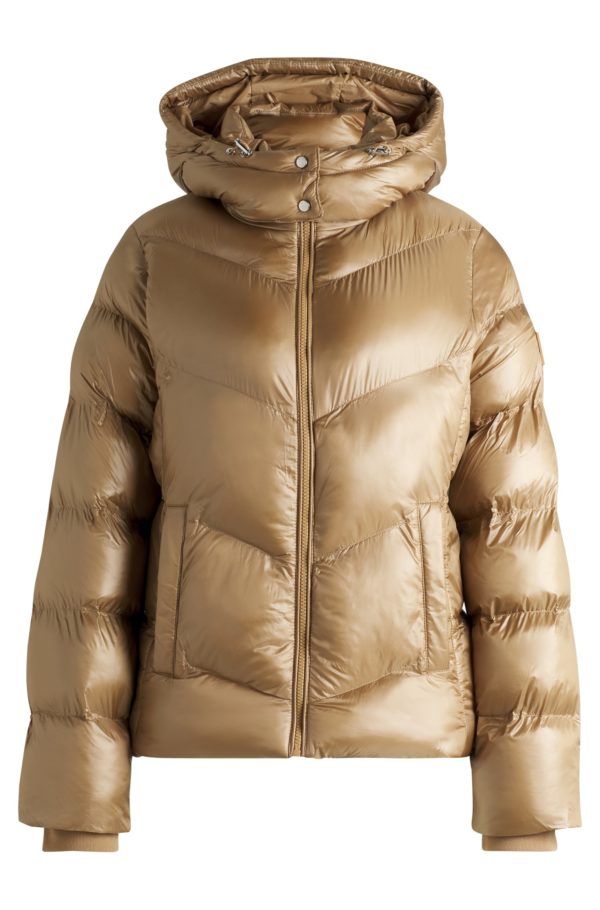 Hugo Boss Veste matelassée déperlante à capuche ajustable
