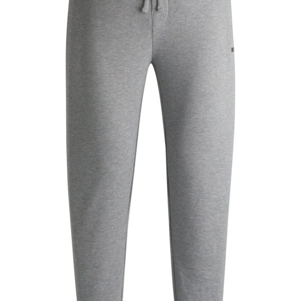 Bas de pyjama en coton mélangé à la structure gaufrée – Hugo Boss
