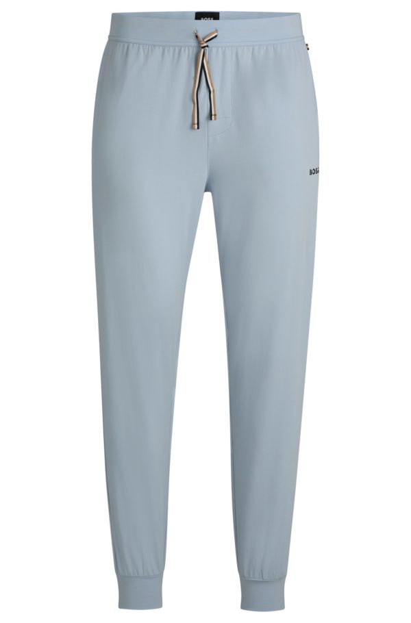 Hugo Boss Bas de pyjama en coton stretch avec logo imprimé