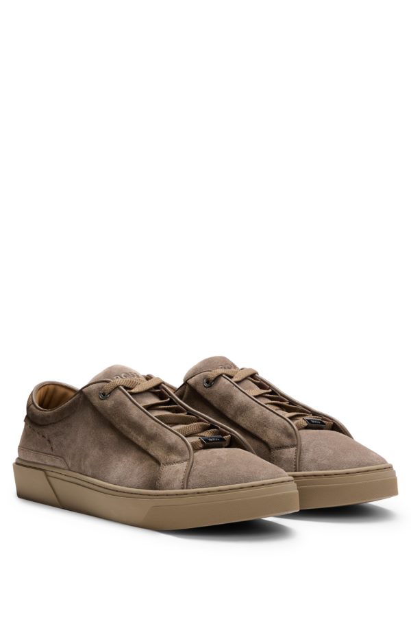 Hugo Boss Baskets basses Gary en cuir suédé
