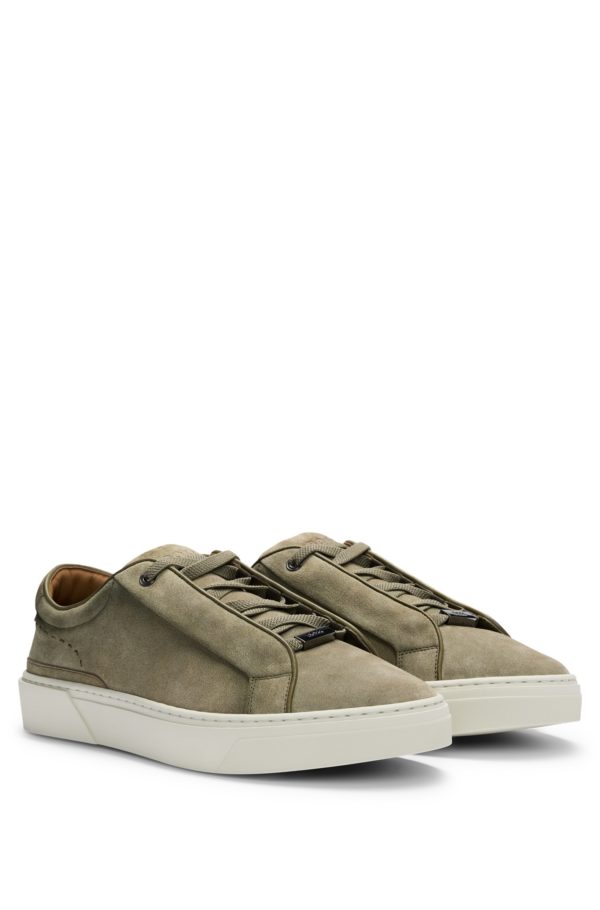 Hugo Boss Baskets basses Gary en cuir suédé