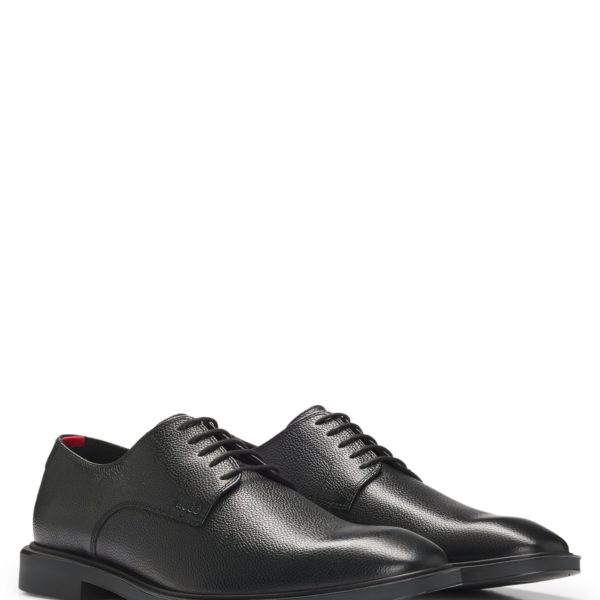 Hugo Boss Chaussures derby en cuir grainé