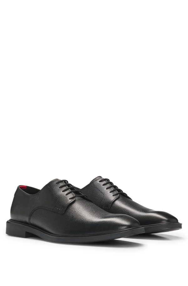 Hugo Boss Chaussures derby en cuir grainé