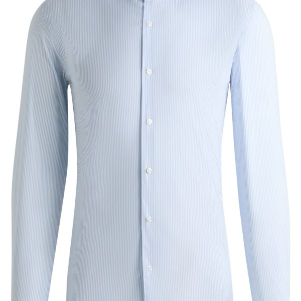 Hugo Boss Chemise Slim en coton mélangé facile à repasser