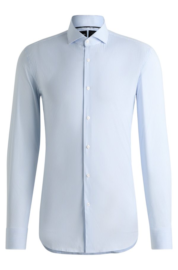 Hugo Boss Chemise Slim en coton mélangé facile à repasser