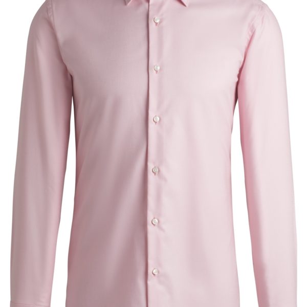 Hugo Boss Chemise Slim en coton stretch structuré facile à repasser