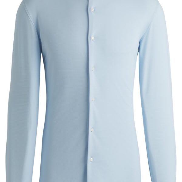 Hugo Boss Chemise Slim en jersey stretch performant et structuré