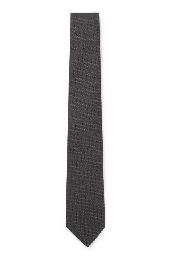 Hugo Boss Cravate en jacquard structuré à teneur en soie