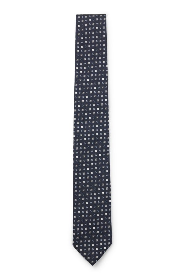 Hugo Boss Cravate en soie mélangée à motif jacquard